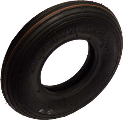 TOST Tyre/tube 200 x 50 Foam filled (split hub only)